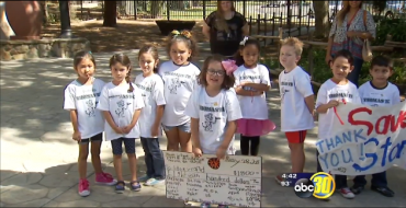Kindergarteners Donate $1,800 To Fresno’s Storyland-Playland